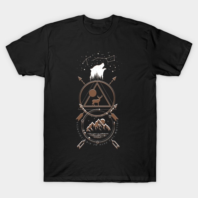 Follow the Path of Righteousness T-Shirt by BeLightDesigns